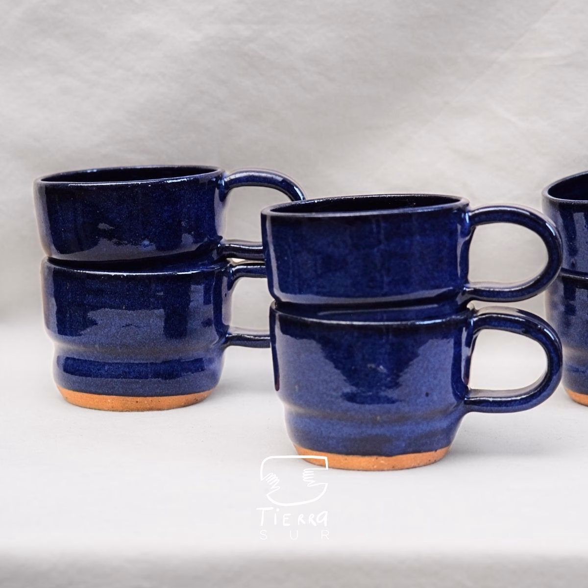 Set Tazas Azul Cobalto - Imagen 3
