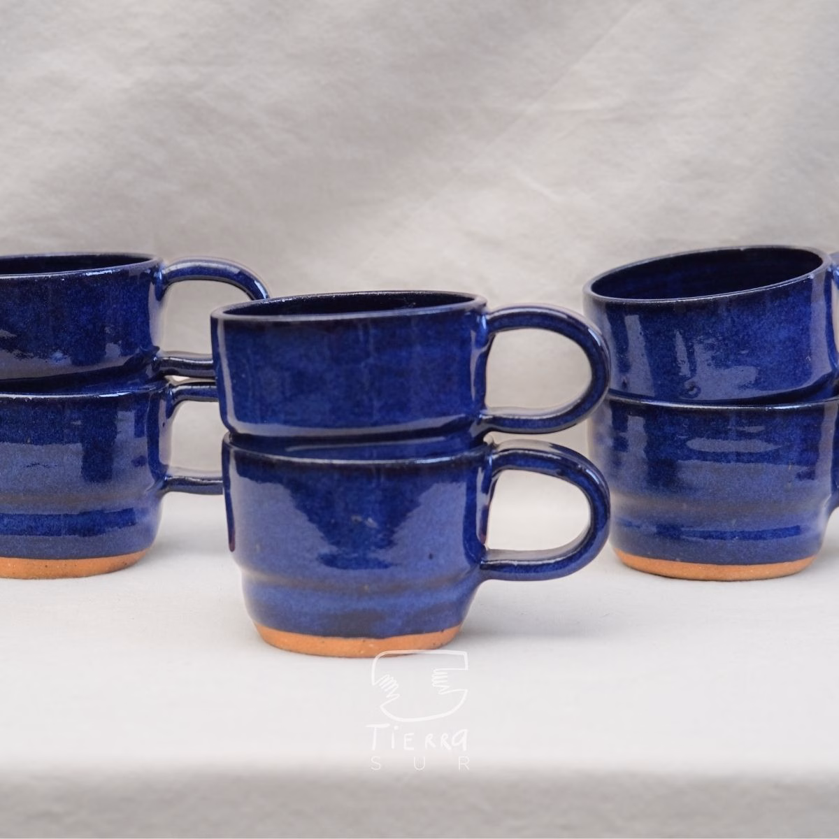 Set Tazas Azul Cobalto - Imagen 2
