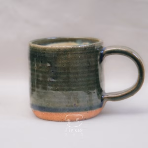 Set Tazas Verdes Vidrio