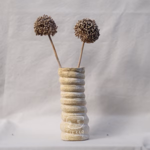Florero Segmentado Blanco