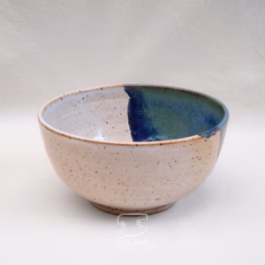 Bowl Blanco Trazo Turquesa