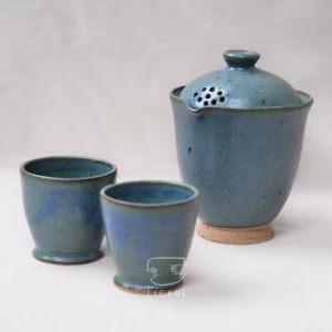 Alternative view of Set Ritual Tetera + tazas Turquesa