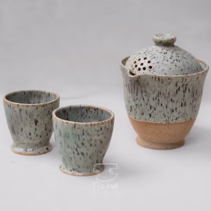 Set Ritual Tetera + tazas Moteada
